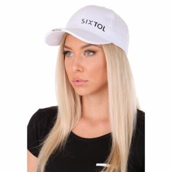 Sixtol Šiltovka s LED svetlom B-CAP 25lm, USB, uni, biela