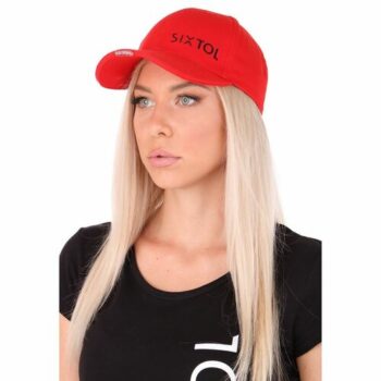Sixtol Šiltovka s LED svetlom B-CAP 25lm, USB​, uni, červená
