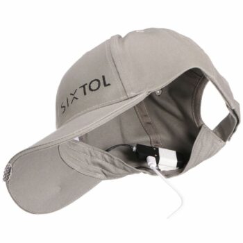 Sixtol Šiltovka s LED svetlom B-CAP 25lm, USB​, uni, sivá