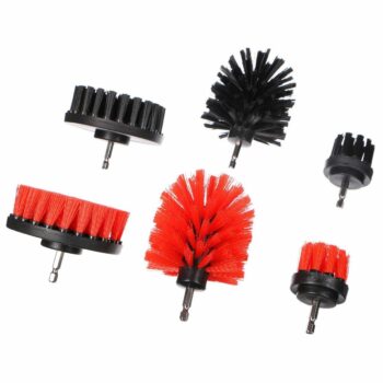 Sixtol Súprava kief na vŕtačku na čistenie auta CAR DETAILING DRILL BRUSH 6, 6 ks