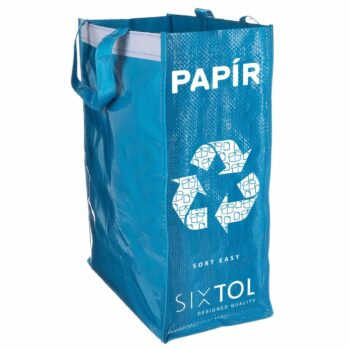 Sixtol Tašky na triedený odpad SORT EASY 3 SLIM, 18 x 30 x 40 cm, 3 x 22 l, 3 ks