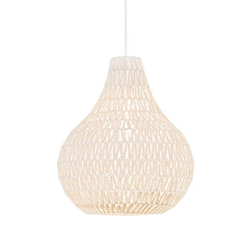 Skandiánske závesné svietidlo biele 45 cm - Lina Drop