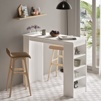 STYLE 1 - Elegancia a funkčnosť v škandinávskom štýlePredstavujeme vám STYLE 1 - barový stôl, ktorý je dokonalým doplnkom do vašej obývačky alebo jedálne. S jemným škandinávskym dizajnom a praktickým regálkom je to nielen kus nábytku, ale aj skvelý spojenec pre organizáciu vášho priestoru.Materiál: Kvalitné LTD - pre dlhotrvajúcu odolnosť a eleganciu.Rozmery: 120 x 51.6 x 101.8 cm - optimálna veľkosť, ktorá zapadne do každého priestoru.Farba: Čistá a elegantná biela - pre nadčasový vzhľad vo vašom interiéri.Extra výbava: Regál, ktorý vám umožní skladovanie vášho obľúbeného nápoja, pohárov alebo iných doplnkov.Štýl: Moderný škandinávsky dizajn, ktorý dodá vášmu priestoru čerstvý a elegantný vzhľad.Nechajte sa uniesť krásou a funkcionalitou STYLE 1 a doprajte svojmu domovu ten pravý škandinávsky nádych.Dodávame v demonte.