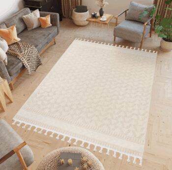 Škandinávsky koberec v béžovej farbe Rio Loop Šírka: 80 cm | Dĺžka: 150 cm
