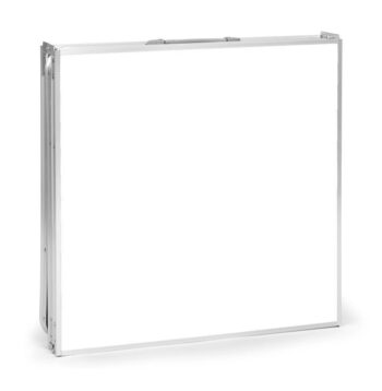 Skladací cateringový stôl 180 x 60 cm biely 3-časťový