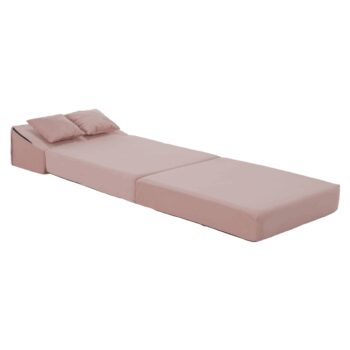 Skladacie kreslo/matrac PELOS, svetlo ružová