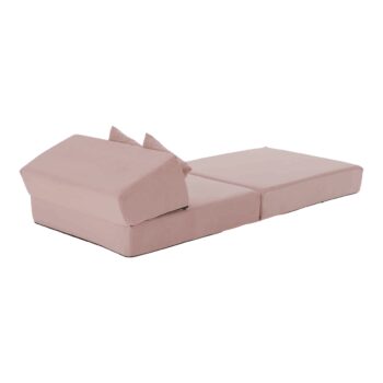 Skladacie kreslo/matrac PELOS, svetlo ružová