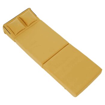 Skladacie kreslo/matrac PELOS, žltá