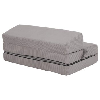 Skladacie kreslo/matrac VEDIS, sivá