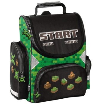 Školská aktovka Minecraft pre chlapcov – 5-dielny set