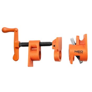 Skrutková rúrková svorka NEO TOOLS na oceľové rúry 3/4