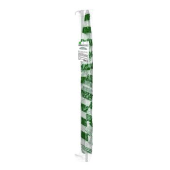 Slnečník plážový 230 cm, HAPPY GREEN, zelené pruhy
