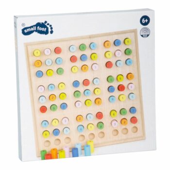 Small Foot Drevené sudoku farebné valčeky