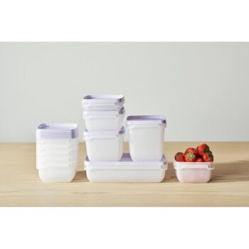 SmartStore Sada plastových dóz Freezer 5 ks, levanduľa, 500 ml, 500 ml