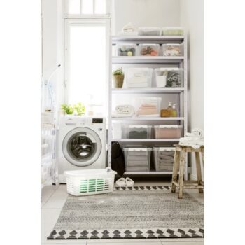 SmartStore Úložný box s bielymi klipmi Classic, 3,6 l, 3,6 l