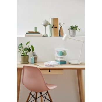 SmartStore Úložný box s bielymi klipmi Classic, 47 l, 47 l