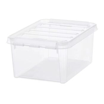 SmartStore Úložný box s bielymi klipmi Classic, 8 l, 8 l