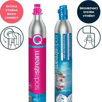 SodaStream Bombička CO2 s kapacitou až na 70 litrov