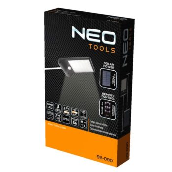 Solárna pouličná lampa + diaľkové ovládanie SMD LED 450 lm 99-090 NEO