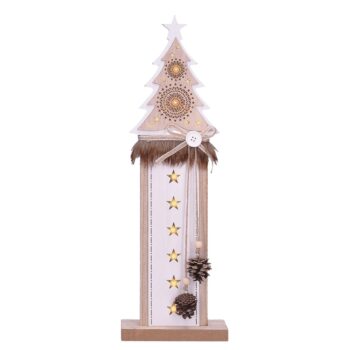 Solight 1V236 Vianočná LED dekorácia Stromček 10 LED, teplá biela, 42 cm