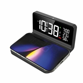 Solight CA06 Hodiny s Qi bezdrôtovým nabíjaním