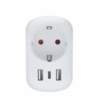 Solight PA03UK Cestovný adaptér UK USB A+C prepoužitie vo Veľkej Británii, typ G