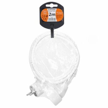Solight Predlžovací kábel biela, 2 m