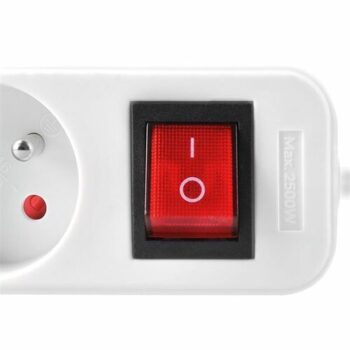 Solight Predlžovací kábel s vypínačom biela, 3m