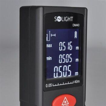 Solight laserový merač vzdialenosti, 0,05 - 40m