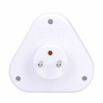 Solight rozbočka, 3x 10A, trojuholník, biela (P94)
