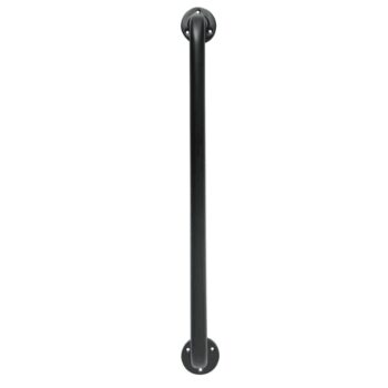 Spirella Držadlo do kúpeľne SAFE, čierna, 60 cm