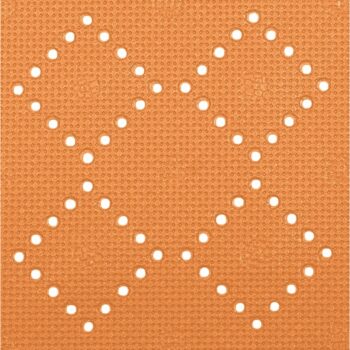 Spirella Protiskluzová podložka do vany ALASKA,oranžová, 91 x 36 cm