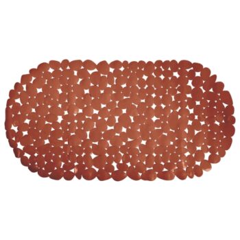 Spirella Protiskluzová podložka do vany GALETS,terakota, 99 x 39 cm