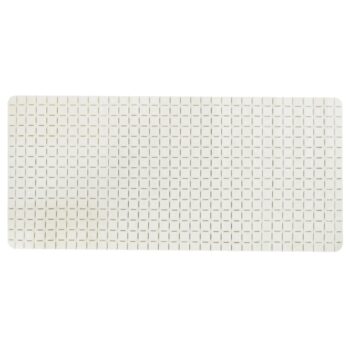 Spirella Protiskluzová podložka do vany QUADROPremium, biela, 36 x 76 cm
