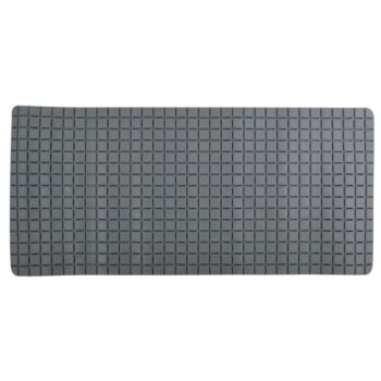 Spirella Protiskluzová podložka do vany QUADROPremium, šedá, 36 x 76 cm