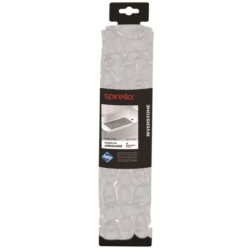Spirella Protiskluzová podložka do vany RIVERSTONE, čirá, 75 x 36 cm