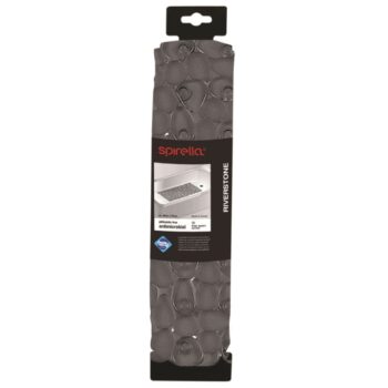 Spirella Protiskluzová podložka do vany RIVERSTONE, tmavě šedá, 75 x 36 cm