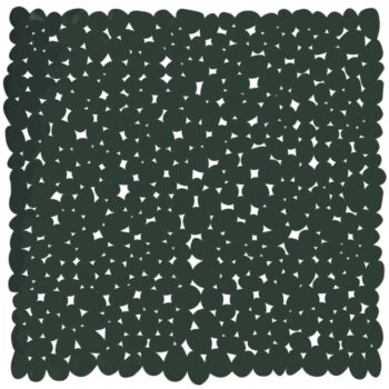 Spirella Protišmyková podložka do sprchy GALETS, tmavozelená, 53 x 53 cm