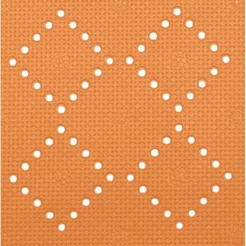 Spirella Protišmyková podložka do vane ALASKA, oranžová, 71 x 36 cm