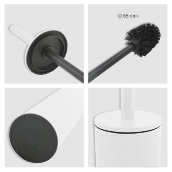 Spirella WC kefa Akira, matná biela