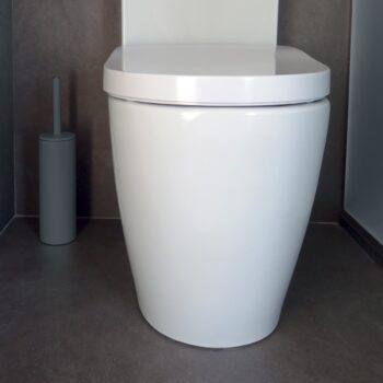 Spirella WC kefa Akira, matná sivá