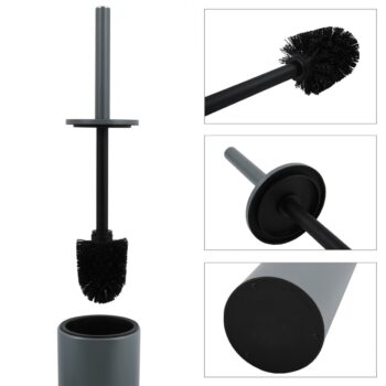 Spirella WC kefa Akira, matná sivá