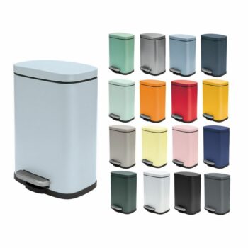 Spirella pedálový odpadkový kôš Akira 5 l, matná ľadovo modrá