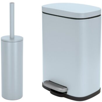 Spirella pedálový odpadkový kôš Akira 5 l, matná ľadovo modrá