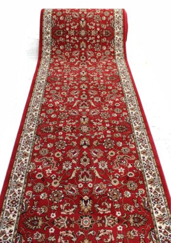 Spoltex, Behúň na mieru Samira New 12002-011, šíre 100 cm, červená, chodba / predsieň