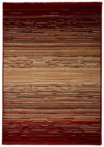 Spoltex, Kusový koberec Cambridge red / beige 5668, 80x150, červená, obývacia izba