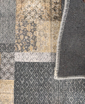 Spoltex, Kusový koberec Edessa 1300 Grey, 120x170, šedá, chodba / predsieň