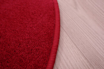 Spoltex, Kusový koberec Eton červený 15 kruh, 250x250 (priemer) kruh, červená, detská izba