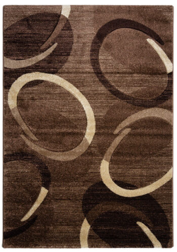 Spoltex, Kusový koberec Florida brown 9828, 200x290, hnedá, chodba / predsieň