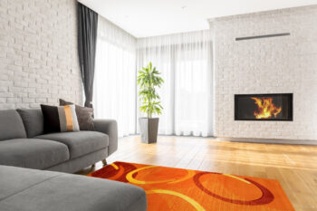 Spoltex, Kusový koberec Florida orange 9828, 120x170, oranžová, chodba / predsieň